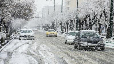  تصاویری دیدنی از بارش برف در زنجان (فیلم)