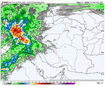 ساکنان این استان‌ها منتظر بارش برف و باران باشند