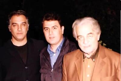  «منوچهر نوذری» در کنار «گوگوش» در مراسم عقد پسرش «ایرج نوذری»