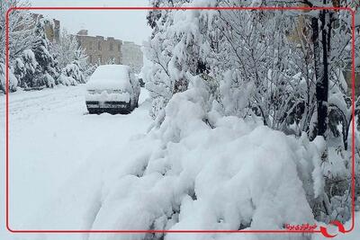  بارش برف پاییزی در شهرستان سردشت آذربایجان غربی