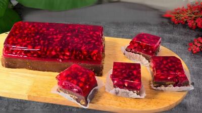  طرز تهیه دسر انار یلدایی / بدون فر، بدون زحمت زیاد