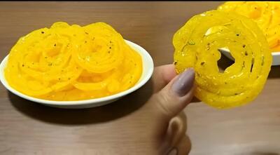  طرز تهیه زولبیا خانگی / سنتی، ترد و خوشمزه با آرد و آب
