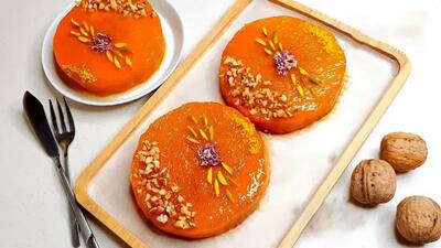  طرز تهیه دسر کدو حلوایی/ شیرینی متفاوت شب یلدا