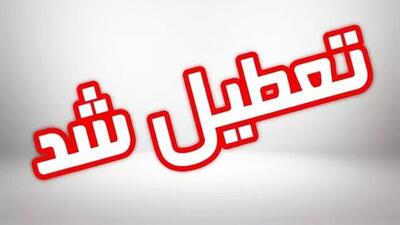  فوری/ شیفت بعد از ظهر مدارس این استان چهارشنبه ۱۹ آذر تعطیل شد