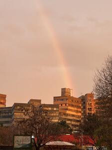 عکس / تهران رنگین‌کمانی شد
