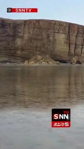 ببینید| دریاچه ارومیه پس از بارش ها جانی تازه گرفت