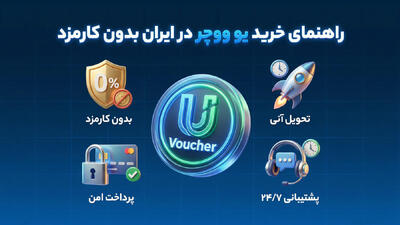  راهنمای خرید یو ووچر در ایران بدون کارمزد