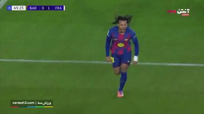 ببینید؛ خلاصه بازی بارسلونا 2 - آینتراخت فرانکفورت 1