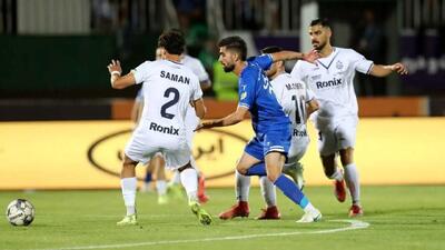 پوشش زنده؛ استقلال مقابل ملوان [ ۱ - ۰ ] / پایان نیمه اول