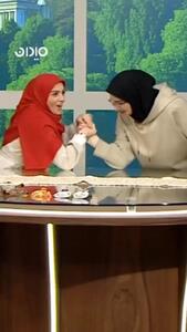 مسابقه مچ‌اندازی مجری خانم صداوسیما روی آنتن زنده