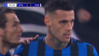 گل اول آتالانتا به چلسی (جانلوکا اسکاماکا)