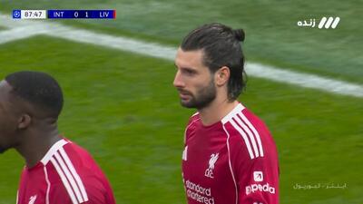 گل اول لیورپول به اینتر (سوبوسلای - پنالتی)