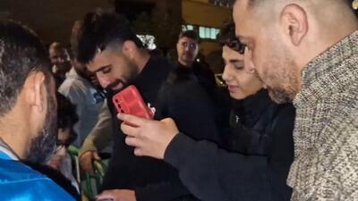 سلفی هواداران پرسپولیس با کنعانی و اوسمار