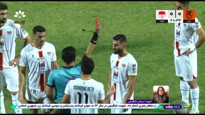 اخراج مستقیم سینا اسدبیگی مقابل مس رفسنجان