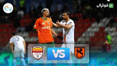 خلاصه بازی مس رفسنجان 0-0 فولاد