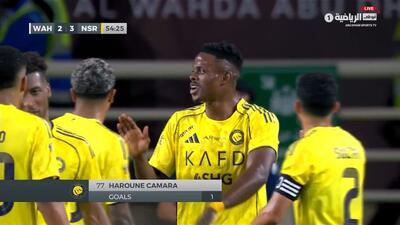 گل سوم النصر به الوحده (کامارا)