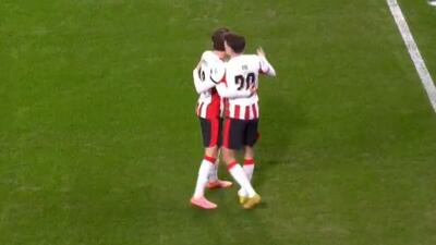 گل اول آیندهوون به اتلتیکو مادرید (تیل)