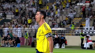 گل اول النصر به الوحده (کریستیانو رونالدو)