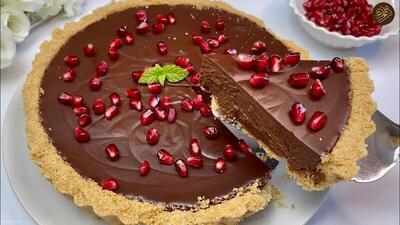  دسر شب یلدا با بیسکویت و شکلات + روش تهیه