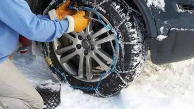  تردد از گردنه چری با زنجیر چرخ امکان پذیر است