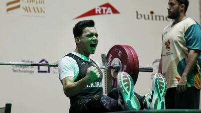 هت تریک طلایی پاراوزنه برداری با درخشش رشیدی