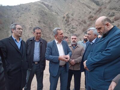 بازدید معاون دیپلماسی اقتصادی وزارت امور خارجه از سد هراز