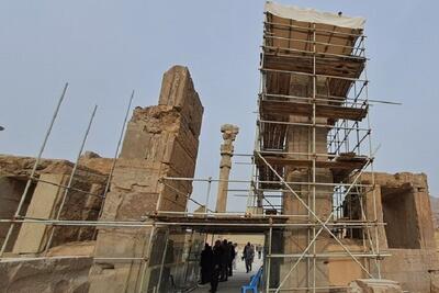  مرمت تخت جمشید زیر تیغ اقلیم/ کار فقط در دمای ۵ تا ۳۵ درجه