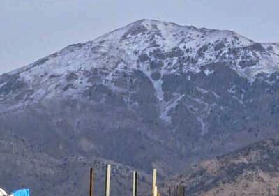  برف پائیزی دنا را سفیدپوش کرد