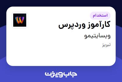 استخدام کارآموز وردپرس در وبسایتیمو