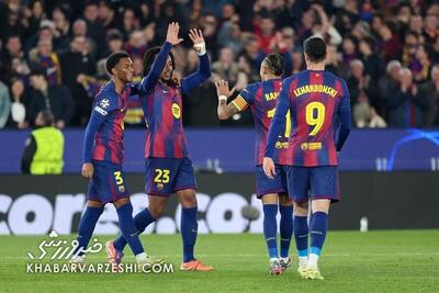 ویدیو| خلاصه بارسلونا  ۲ - اینتراخت فرانکفورت ۱/ کامبک با بریس کونده در ۳ دقیقه!