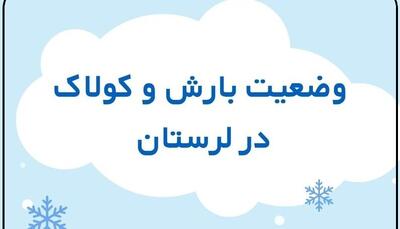  اینفوگرافیک؛ برف‌ و کولاک در لرستان