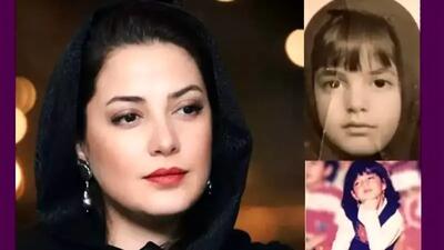  عکس کودکی طناز طباطبایی؛ زیبایی خانم بازیگر از همان کودکی