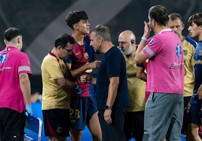 جدایی مدافع بارسلونا در پنجره ژانویه منتفی شد - پارس فوتبال