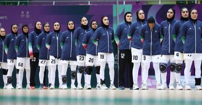 پایان کار بانوان هندبالیست ایران - پارس فوتبال