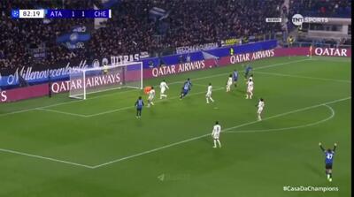 ویدیو: گل دوم آتالانتا به چلسی توسط د کتلاره - پارس فوتبال