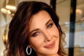  عکس عاشقانه نانسی عجرم در یک جشن خانوادگی