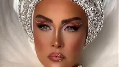  فیلم / استایل فرشته وار و پری‌گونه حدیث فولادوند به رنگ پرچم ایران/ درخشان و چشم‌نواز ...