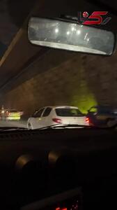 فیلم تصادف صبحگاهی در بزرگراه امام‌علی جنوب