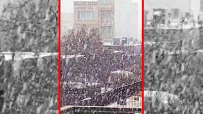  فیلم برف شدید در کرمانشاه