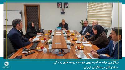  برگزاری جلسه کمیسیون بیمه های زندگی سندیکای بیمه‌گران ایران