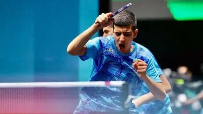 بنیامین فرجی قهرمان شد | درخشش بی‌نظیر ایران در تنیس روی میز عربستان