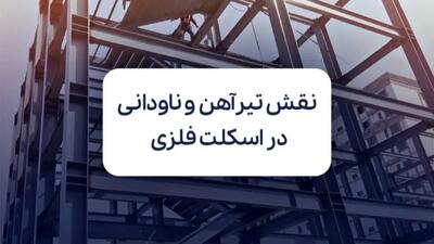  نقش تیرآهن و ناودانی در تقویت اسکلت فلزی ساختمان