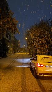 بارش سنگین برف در زنجان + ویدئو