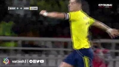 گل اول النصر به الوحده توسط کریستین رونالدو+ ویدئو