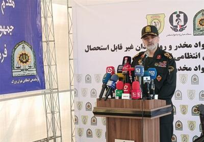 سردار رادان: سرقت کاهشی شد/ کشف 500تن مواد مخدر/ قاچاق سوخت در بوشهر نداریم - تسنیم