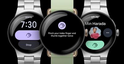  به‌روزرسانی پیکسل واچ ۴ کنترل ساعت با ژست‌های حرکتی را ممکن کرد