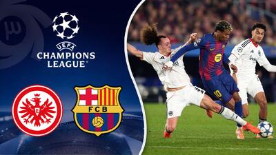 خلاصه بازی بارسلونا 2 - آینتراخت فرانکفورت 1