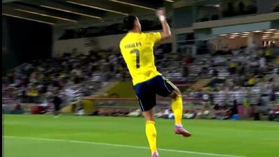 گل اول النصر به الوحده توسط رونالدو