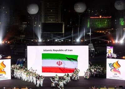 رژه جوانان پارالمپیکی ایران در افتتاحیه دوبی ۲۰۲۵