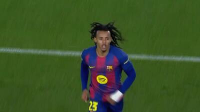 گل اول بارسلونا به آینتراخت فرانکفورت (کنده)